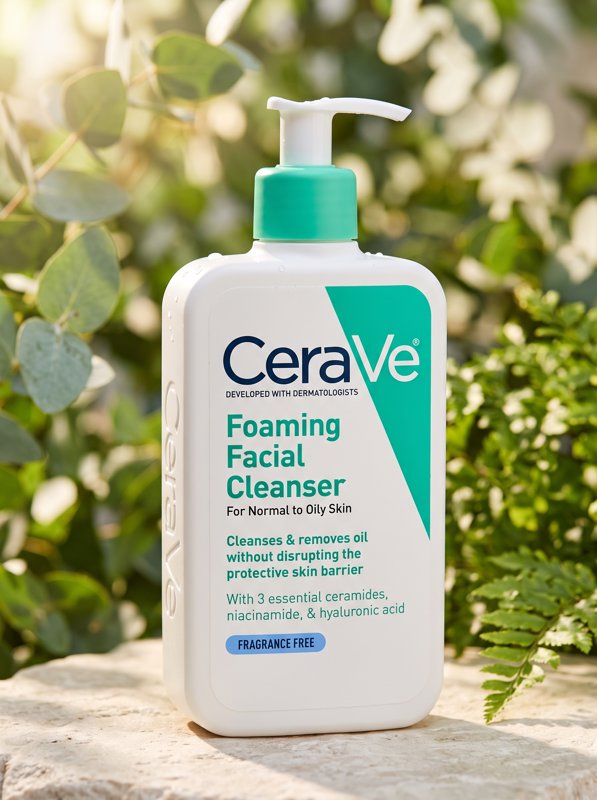 Cerave Foaming Facial Cleanser For Normal to Oily Skin USA (355ml)