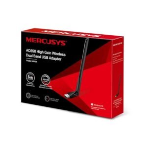 MERCUSYS  MU6H AC650 High Gain Wireless Dual Band Wi-Fi USB Adapter 5Dbi High